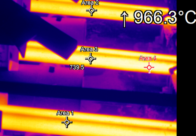Temperature Monitoring During Continuous Casting